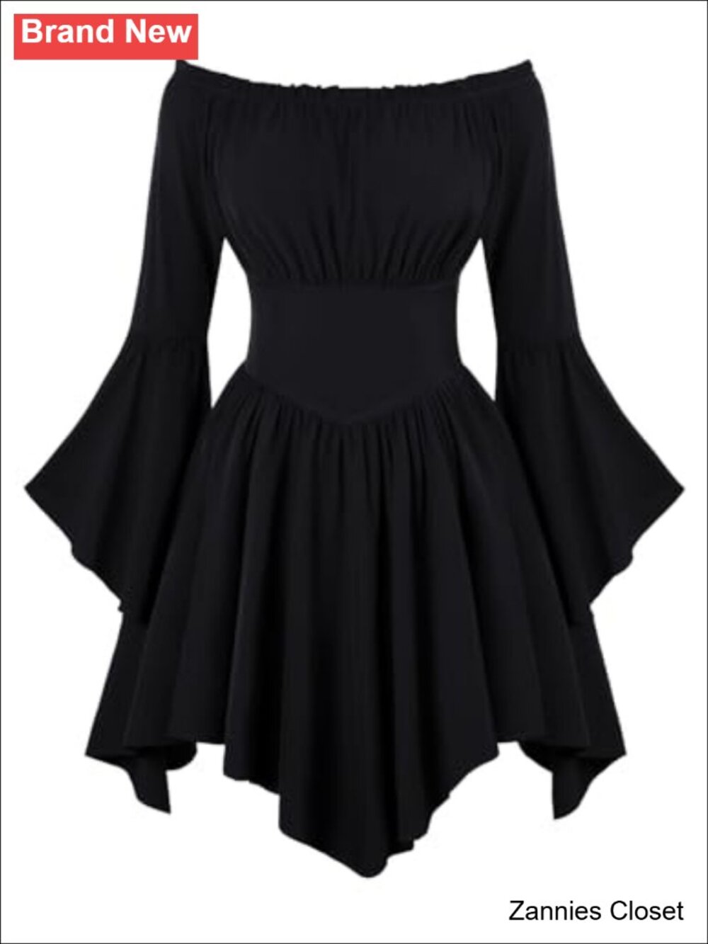 👻 Scarlet Darkness Renaissance Pirate Off Shoulder Corset Dress